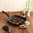 Cello Aluminium Non Stick Grill Pan Square Black