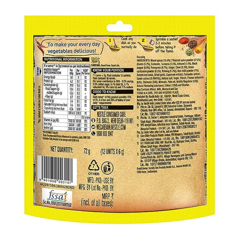 Maggi Masala Ae Magic Seasoning Vegetable Masala|72g