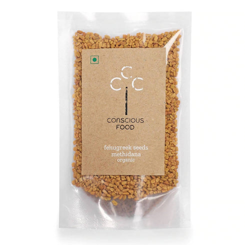 Conscious Food Organic Fenugreek Seeds |Methi