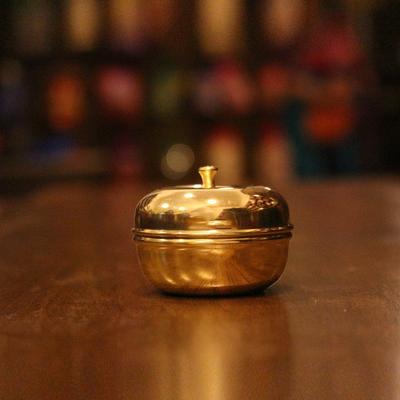 Brass Apple Kumkum Holder  - Pack Of 10 - 200gms