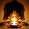 Buddha Shadow Diya - Mdf - Pack Of 10 - 860gms