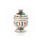 Meenakari Kumkum Holder Silver Finish Pack Of 10 280gms