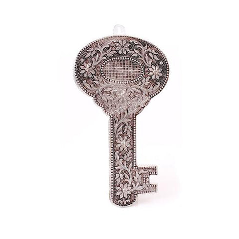 Oxidized Key Shaped Key Hanger Pack Of 10 - 2000gms