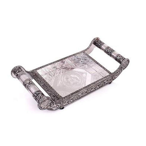 Oxidized - 2 Glass Tray Pack Of 10 - 2400gms