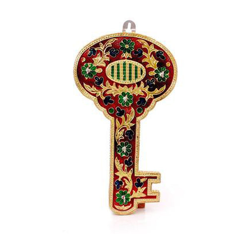 Meenakari Key Shaped Key Hanger Pack Of 10 - 2000gms
