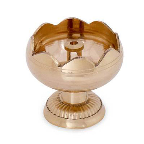 Brass Floral Diya Pack Of 10 - 620gms