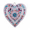 Meenakari Silver Heart Shaped Key Hanger Pack Of 10 - 1500gms