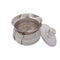 Silver Coated Pooja Box With Transparent Lid Pack Of 10 - 450gms
