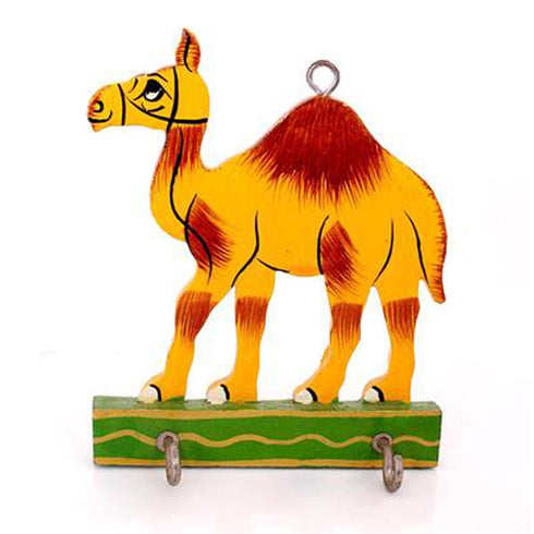 Wooden Camel Key Hanger Pack Of 10 - 400gms