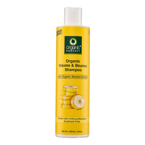Organic Harvest Organic Volume & Bounce Shampoo With Organic Banana Extract