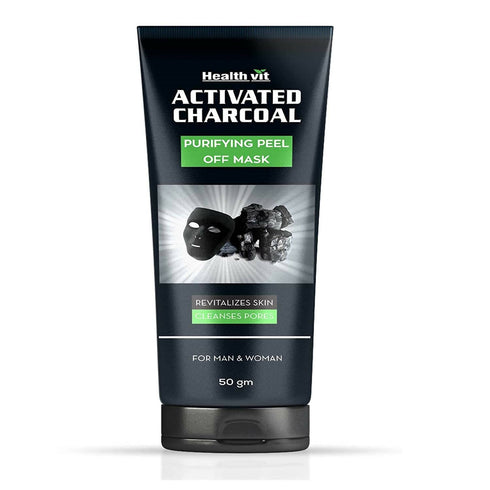 Healthvit Activated Charcoal Purifying Peel Off Mask