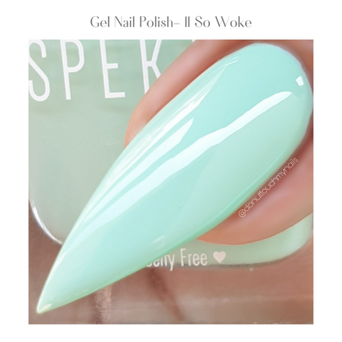 Spekta Gel Shine Nail Polish 11 So Woke Mint Green