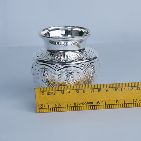 Pure Silver Asthalaxmi Design Kalasham 91 grams
