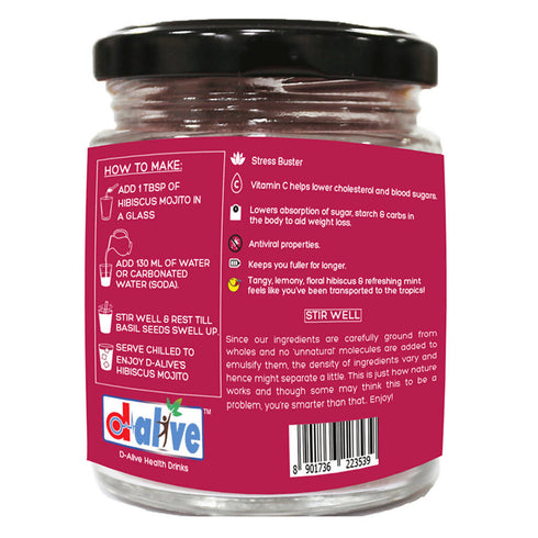 D-Alive Hibiscus Mojito Instant Drink Chutney