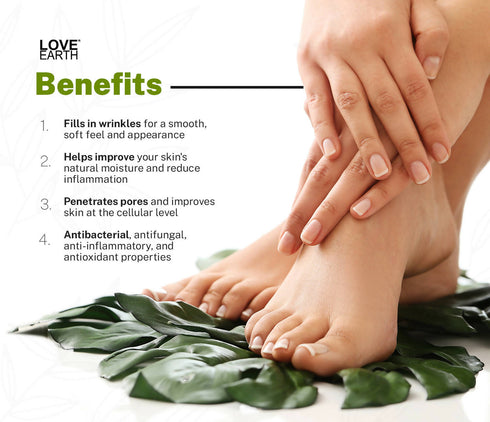 Love Earth Organic Foot Cream For Cracked and Dry Heels