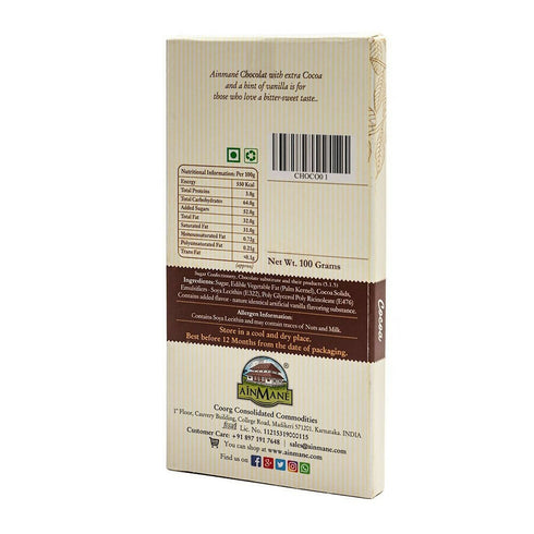 Ainmane Handcrafted Cocoa Bar