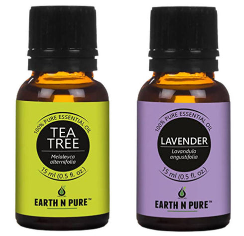 Earth N Pure Tea Tree and Lavender Essential Oils