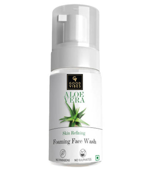 Good Vibes Skin Refining Foaming Face Wash - Aloe Vera