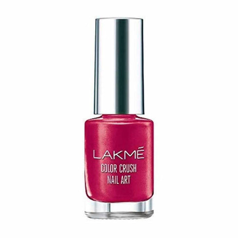 Lakme Color Crush Nail Art | M5 Burgundy