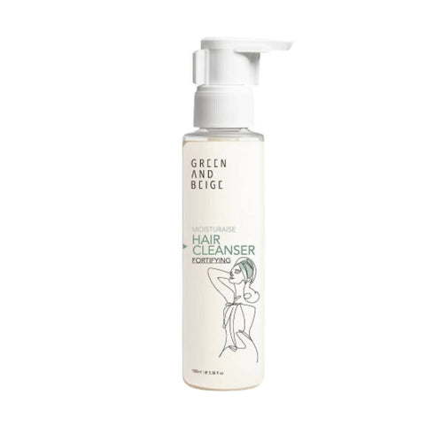 Green And Beige Moisturaise Fortifying Hair Cleanser