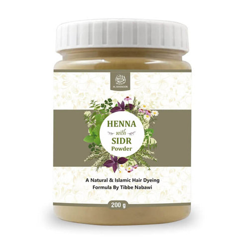 Al Masnoon Henna with Sidr Leaves Powder for Hair Care | A Natural Hair Dye