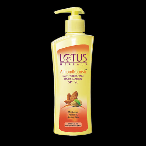 Lotus Almondnourish Daily Nourishing Body Lotion Spf 20
