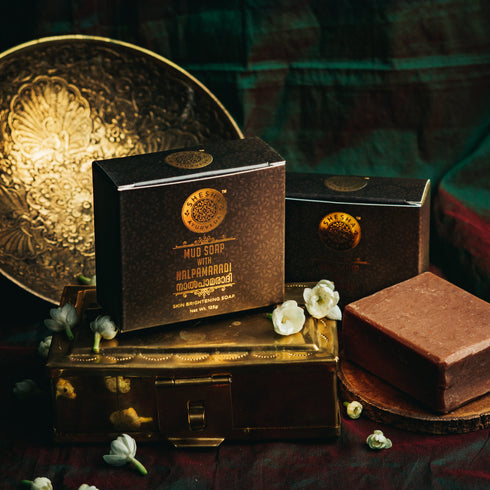 Shesha Ayurveda Mud With Nalpamaradi Skin Brightening Soap