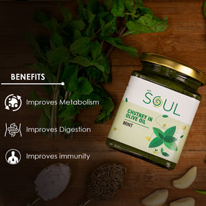 ADF Soul Mint & Coriander Chutney in Olive Oil