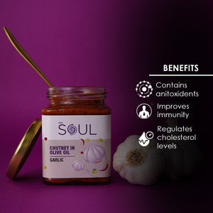 ADF Soul Garlic Chutney in Olive Oil