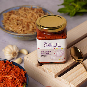 ADF Soul Garlic Chutney in Olive Oil