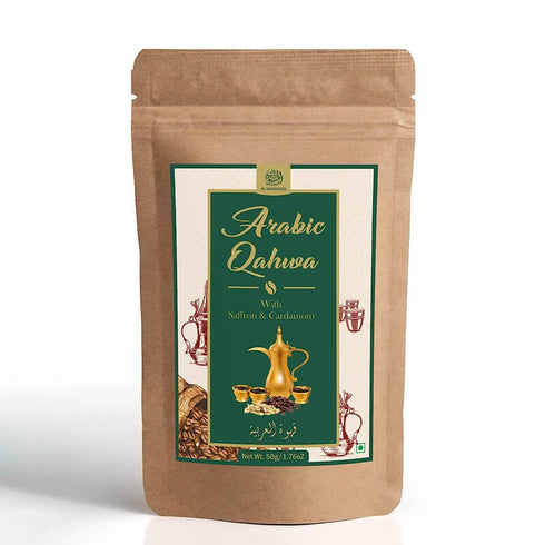 Al Masnoon Arabic Qahwa | Arabic Coffee Rich with Cardamom and Saffron