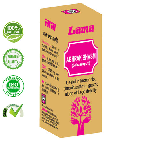 Lama Abhrak Bhasm (Sahasraputi) 1g