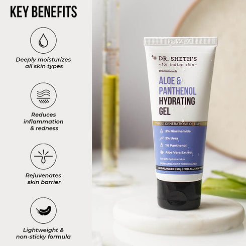 Dr. Sheth's Aloe and Panthenol Hydrating Gel