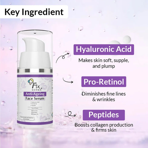 Fixderma Skincare Anti Ageing Face Serum
