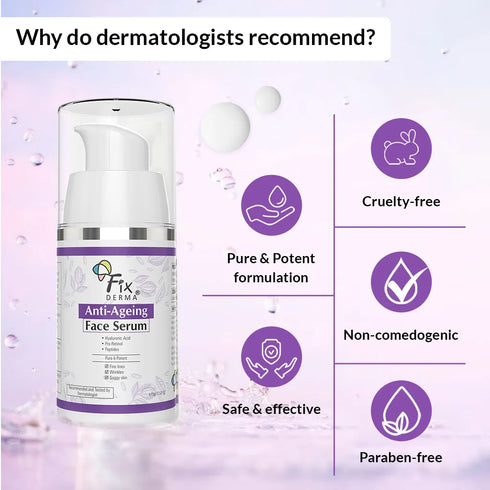 Fixderma Skincare Anti Ageing Face Serum
