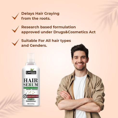 Luxura Sciences Natural Hair Serum|Tonic