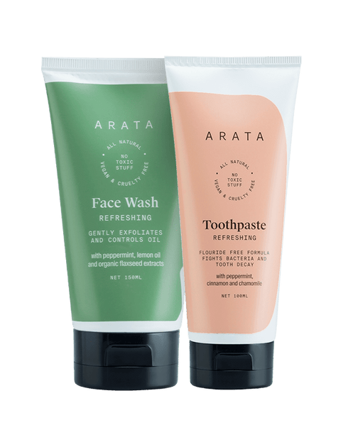 Arata Face wash & Toothpaste Combo