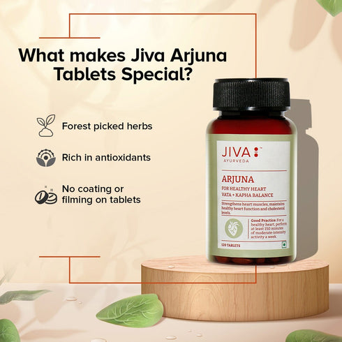 Jiva Ayurveda Arjuna Tablets