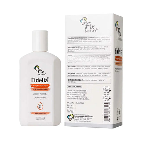 Fixderma Skincare Fidelia Shampoo For Damaged| Dry And Chemically Treated Hair