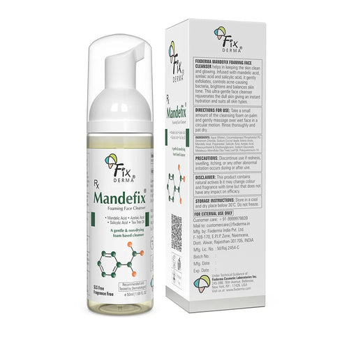 Fixderma Skincare Mandefix Foaming Face Cleanser