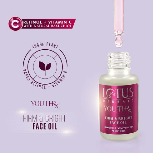 Lotus Youthrx Firm Bright Face Oil 15ml