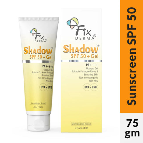 Fixderma Skincare Shadow Sunscreen For Oily Skin Spf 50+ Gel - Acne Prone