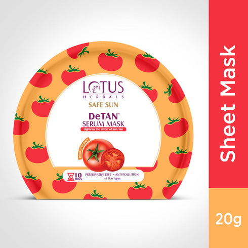 Lotus Safe Sun Detan Serum Mask