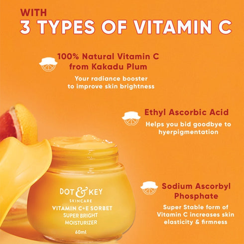 Dot and key Vitamin C+E Super Bright Moisturizer