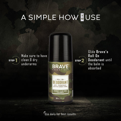 Brave Essentials Roll On Deodorant 50ml