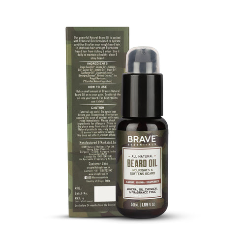 Brave Essentials Beard Grooming Combo