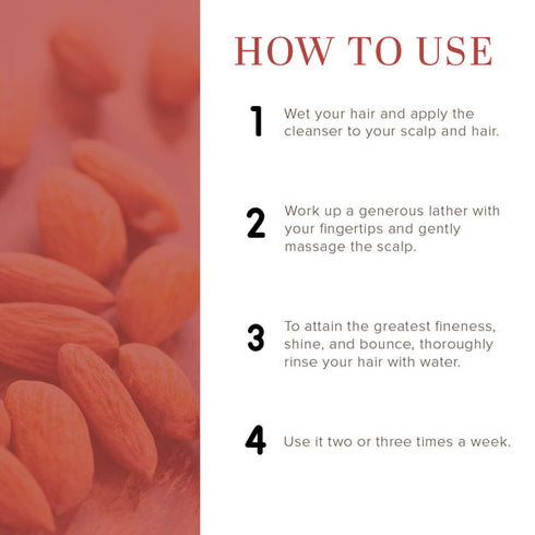 Khadi Naturals Ayurvedic Honey & Almond Hair Cleanser 210 ml