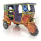 Handcrafted Wooden Auto Rickshaw Show Piece Kondapalli Toys