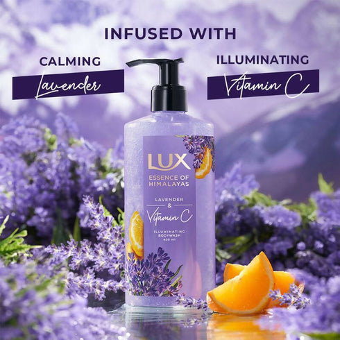 Lux Essence Of Himalayas Lavender And Vitamin C Illuminating Body Wash