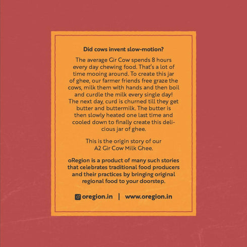 Oregion A2 Gir Cow Ghee